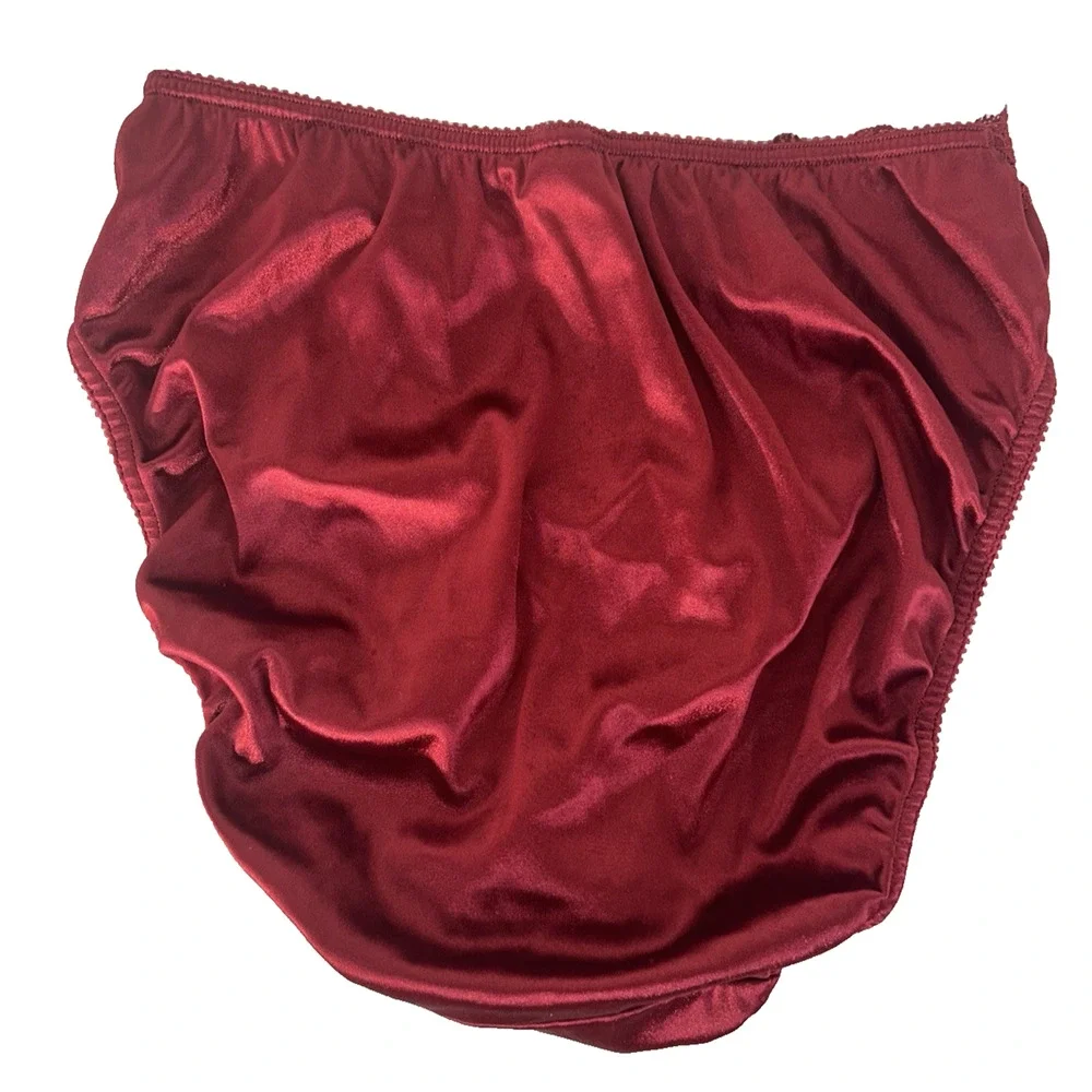 Victoria's Secret Vintage Cranberry Lace & Velvet Corset Bustier set 36/ S panty
